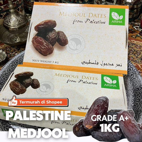 

Kurma Medjool Palestine Jumbo 1kg 500g | Grade A Premium Termurah Dates Import - Oleh Oleh Haji