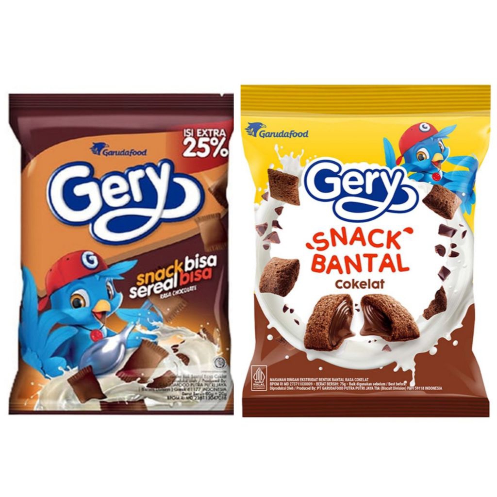 

Gery Snack Sereal cokelat Bentuk bantal
