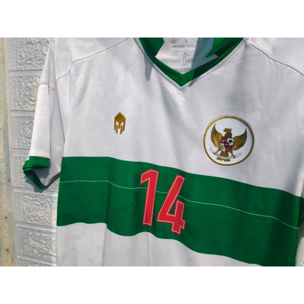 Jersey Original / Baju Bola Asli Jersey Timnas Indonesia Away 2020 Player Issue Nameset Asnawi Origi