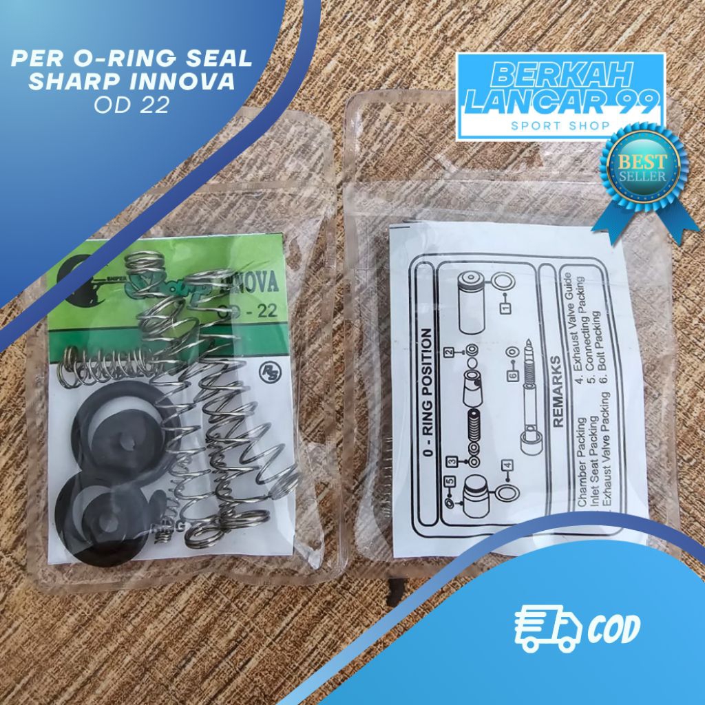 Sparepart Sharp OD 22 -Seal + Per Set - Per Set - Seal Set OD 22