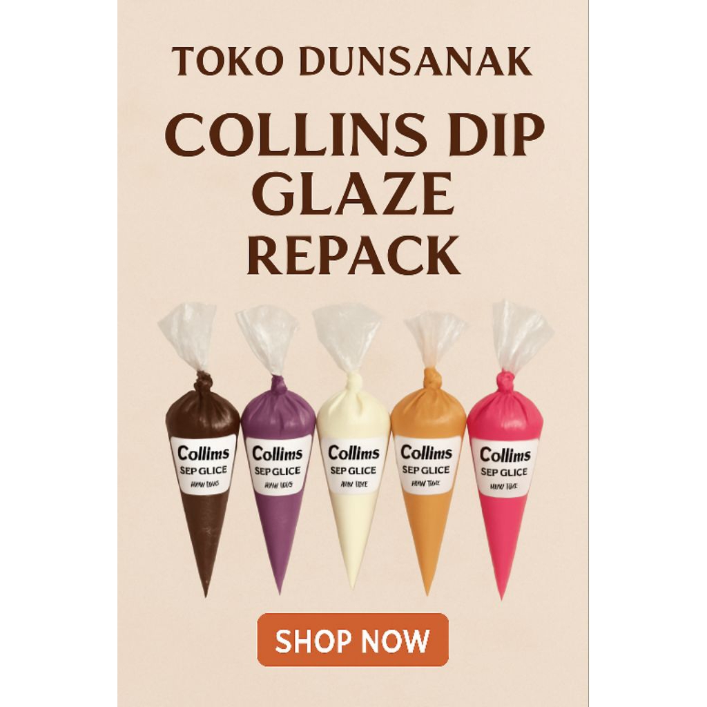 

Collins dip Glaze reapack 200gram