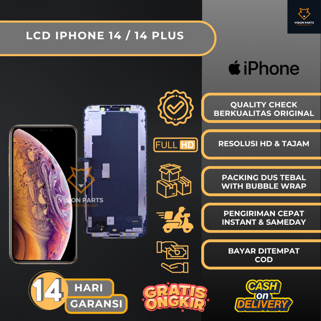 LCD FULLSET IPHONE XR FULLSET TOUCHSCREEN HIGHQUALITY