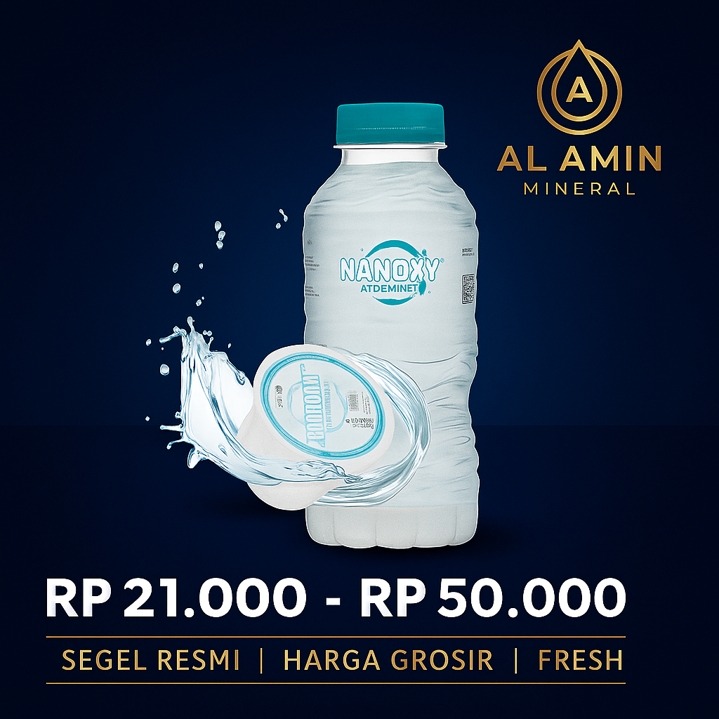 

air minum ,1 dus cup ,NANOXY Cup 220ml – 1 Karton Isi 24 Cup – Harga Grosir Murah-UntukPengajian