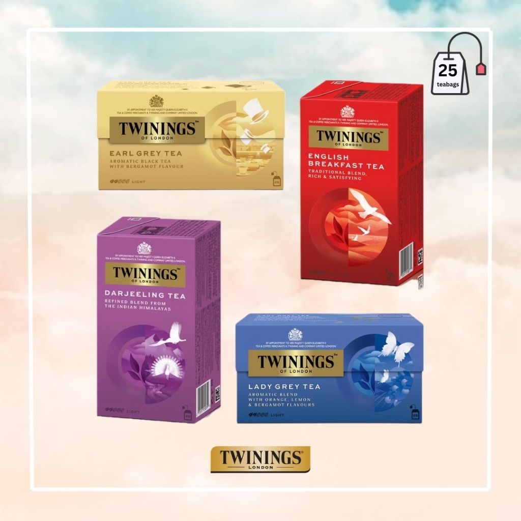 

TWININGS Tea Black Tea Varian 25'sTeabags