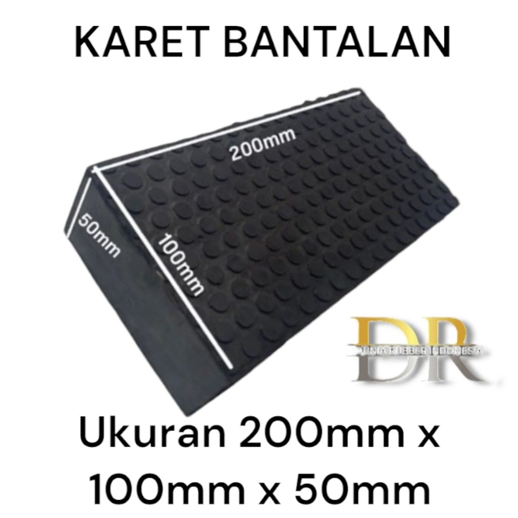 

Karet Bantalan Lift Blok Kotak 200x100x50mm