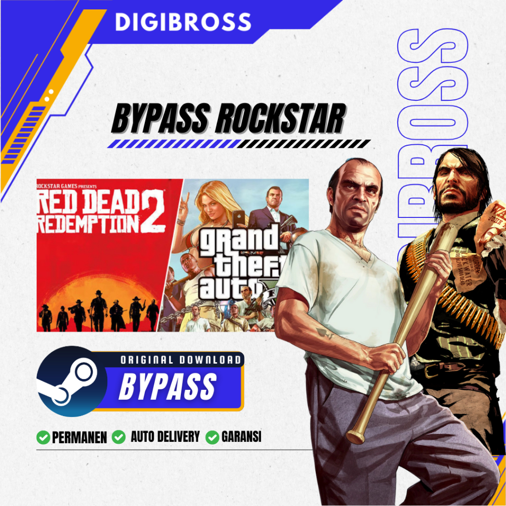 Bypass Rockstar Launcher GTA V / GRAND THEFT AUTO 5 & RDR II / RED DEAD REDEMPTION 2