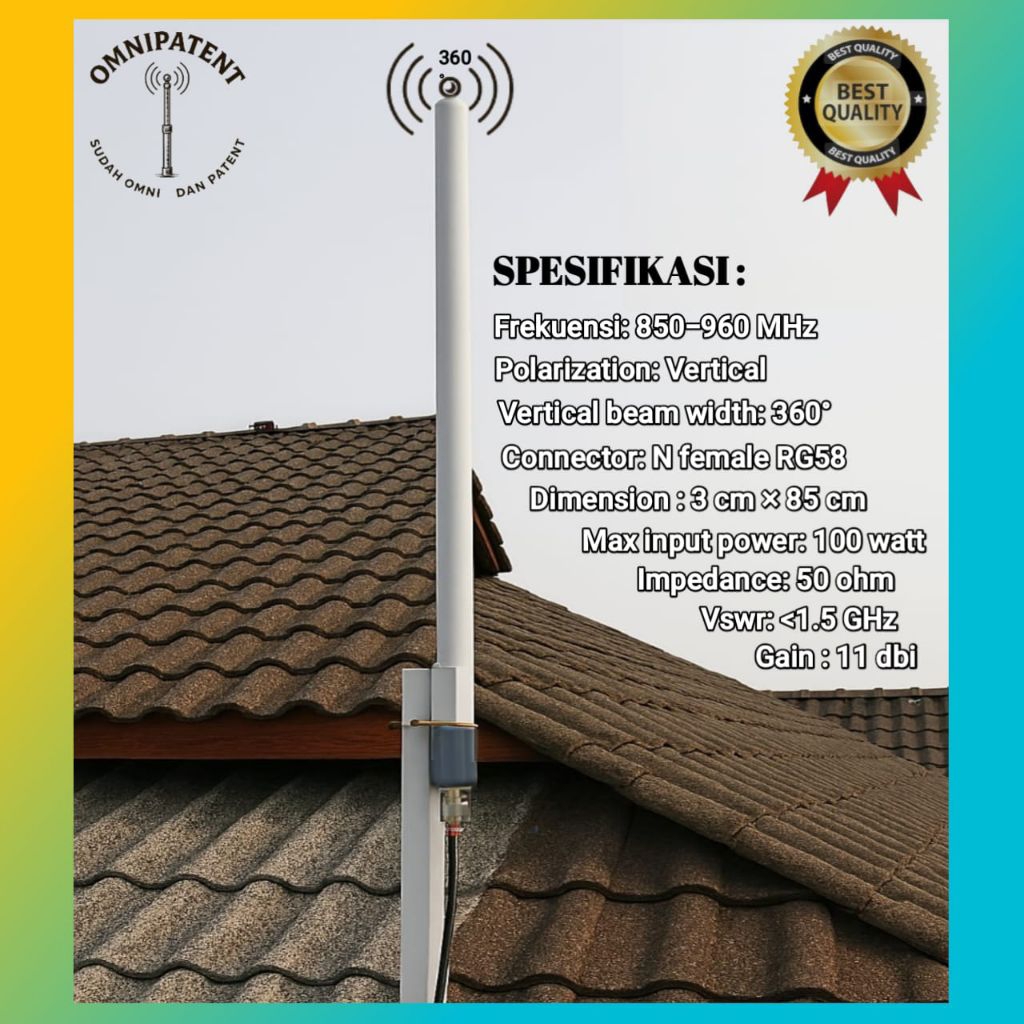 antena Omnidirectoral Outdoor 11dbi 2.4 Ghz