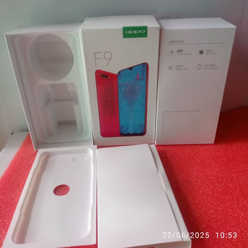 KARDUS BOX HP OPPO F9 ORIGINAL