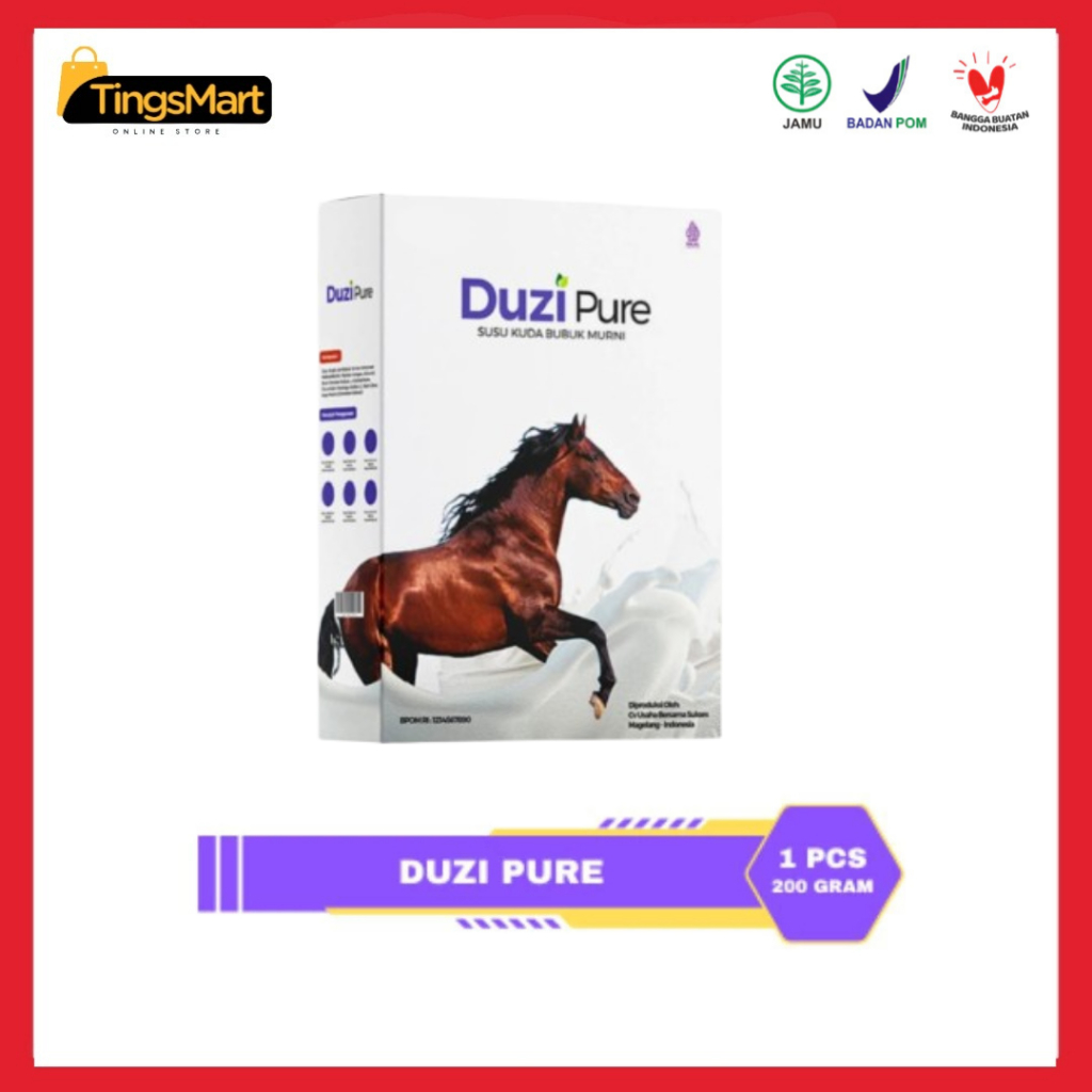 

Duzi Pure Susu Kuda Murni Untuk Asam Urat, Tulang Dan Nyeri Sendi 100% Original