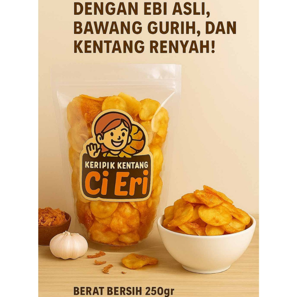 

Keripik Kentang Ebi Halal Premium – Renyah Gurih Nikmat