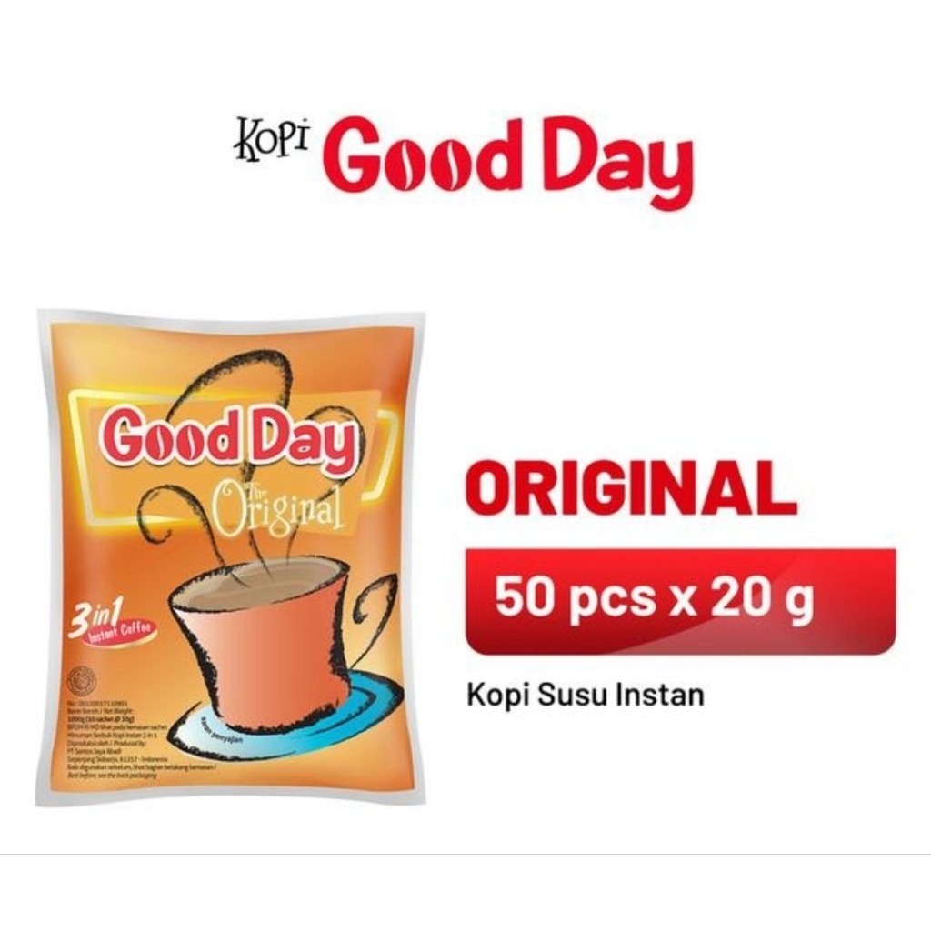 

Good Day Original 1 Bag 50 x 20 gr