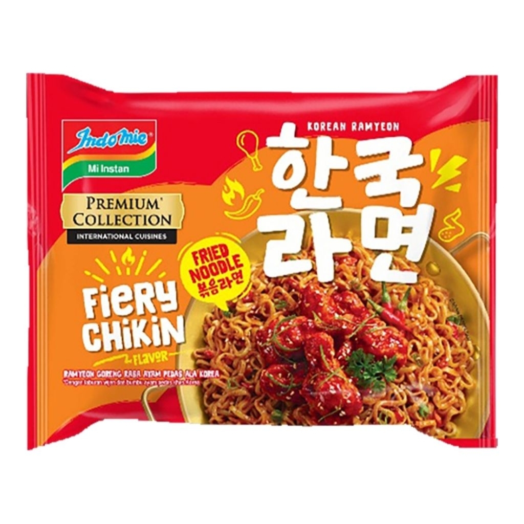 

Indomie Mi Instan Mie Premium Goreng Fiery Chikin 94g