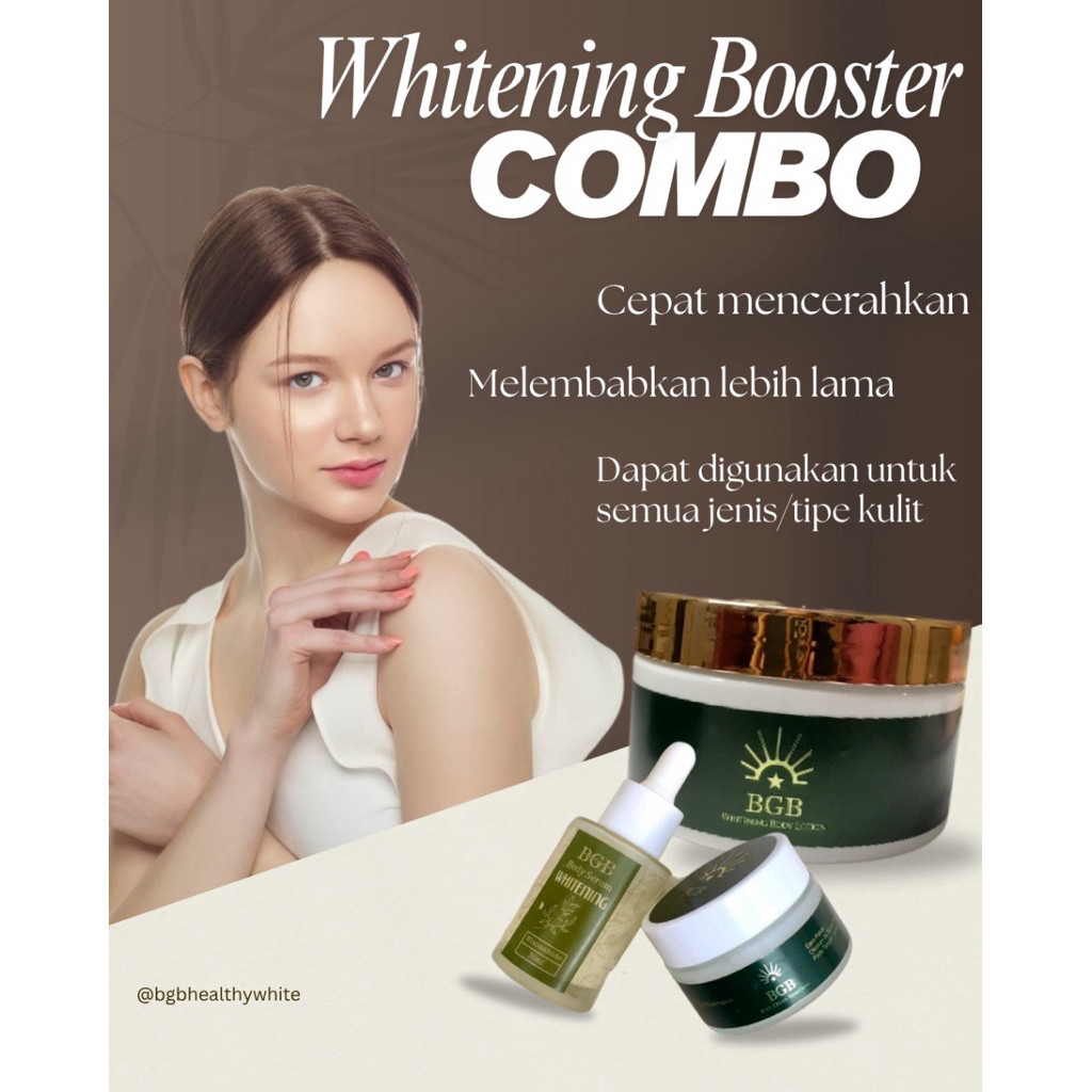 LOTION WHITENING BOOSTER BGB BEAUTY GLOW BRIGHTENING
