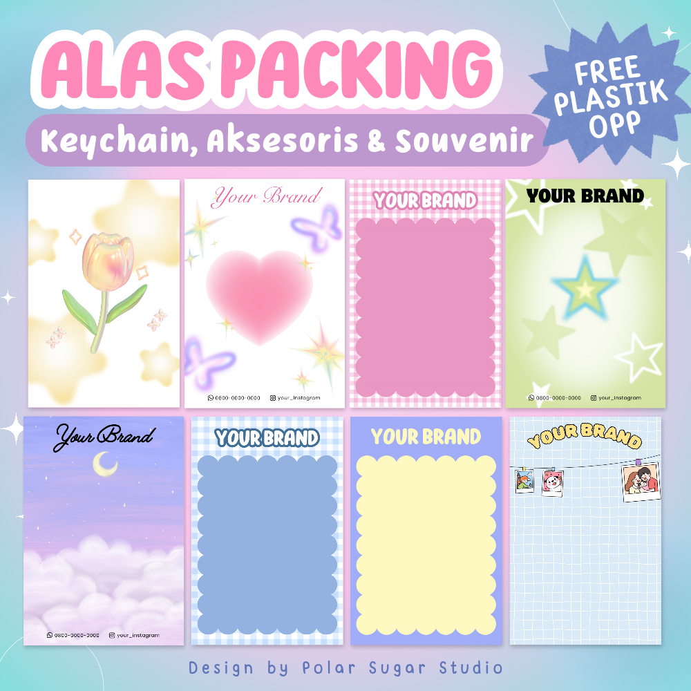 

[PART B] Alas Packing Keychain Souvenir Gift Aksesoris - FREE PLASTIK OPP