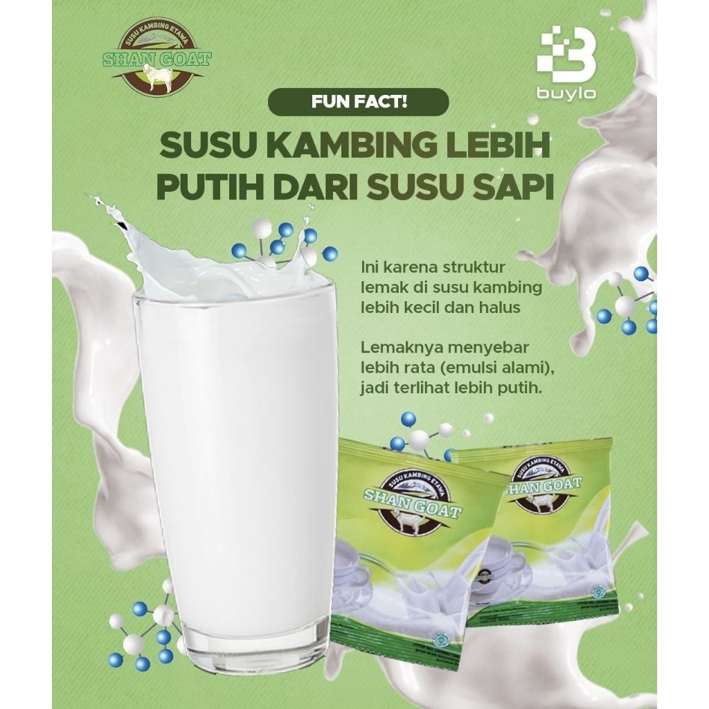 

susu kambing shan goat 1 paket isi 6 box
