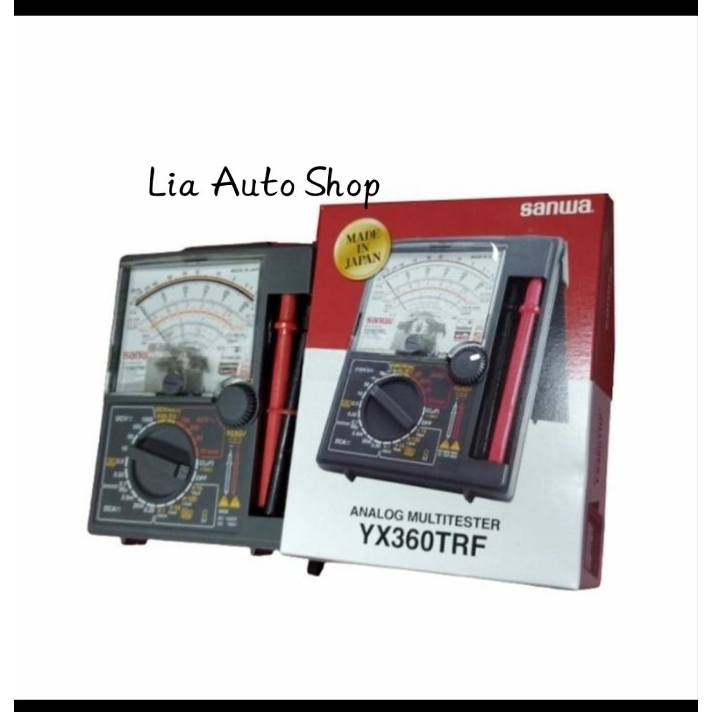 SANWA MULTITESTER MANUAL YX 360 TRF / MULTITESTER ANALOG JAPAN ORIGINAL