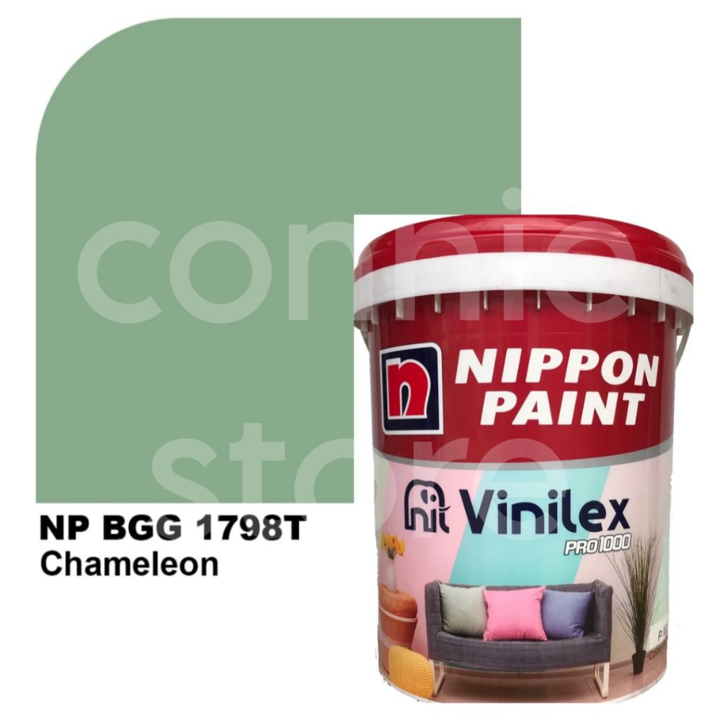 Vinilex pro 1000 Chameleon 20kg NP BGG 1798T cat tembok interior indoor dinding estetik hijau sage