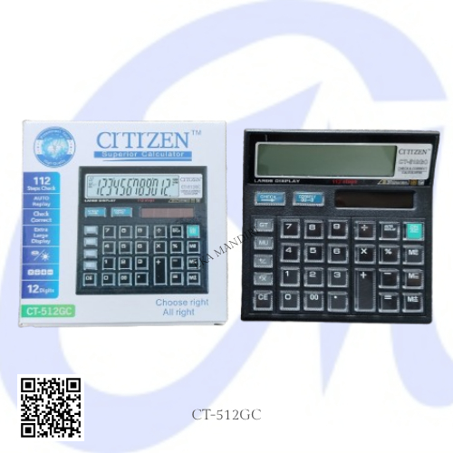 

KALKULATOR CITIZEN CT-512GC