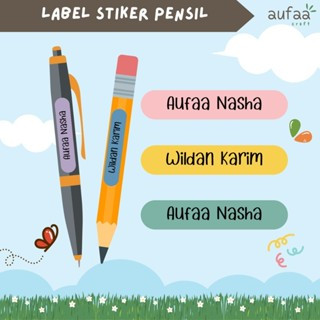 

[isi 50] Stiker Pensil | Stiker Alat Tulis