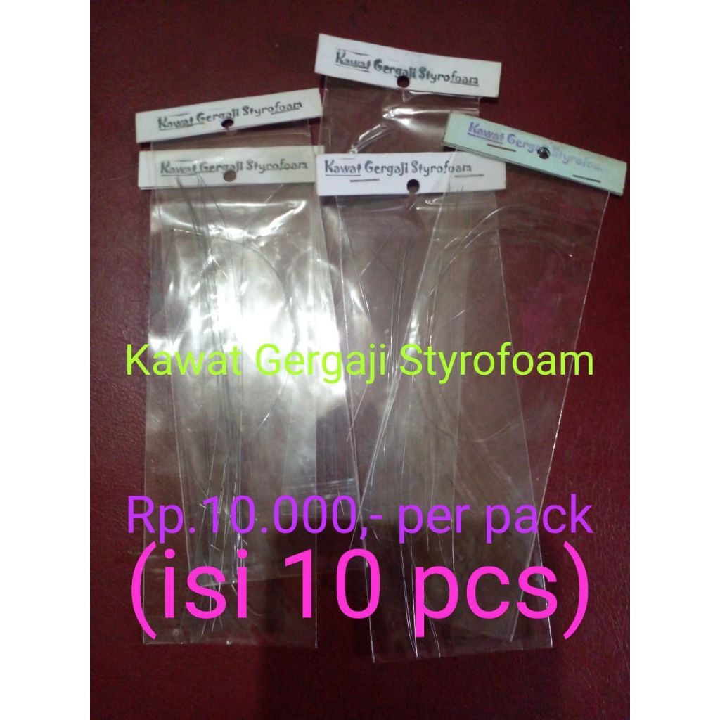 Kawat Gergaji Styrofoam 0,2mm (Kawat Nikelin Made in Japan)