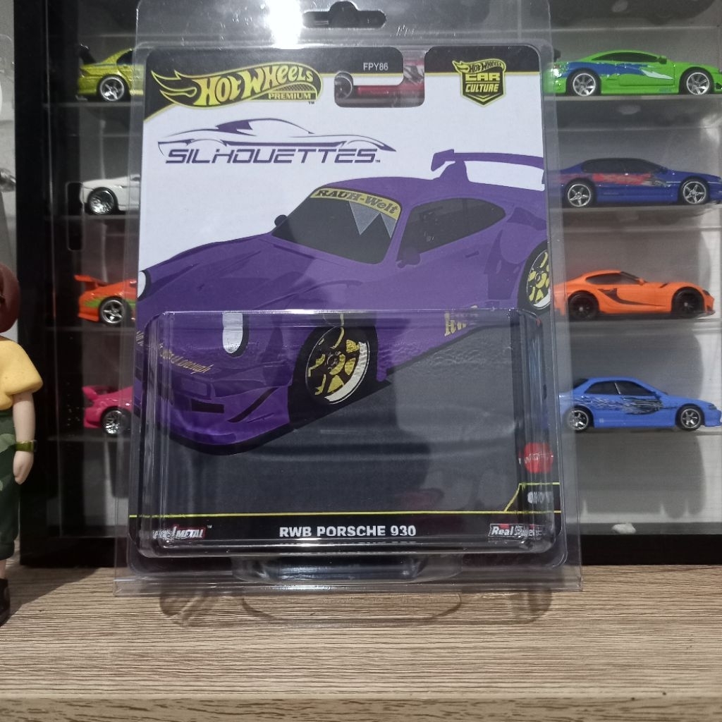 Custom Card RWB Porsche 930 Silhouttes Purple/Ungu Hot Wheels Premium