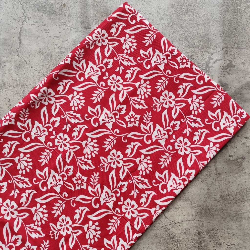 Kain Merah Putih Batik Merah Putih Series / Kain Batik Kemerdekaan Nasional