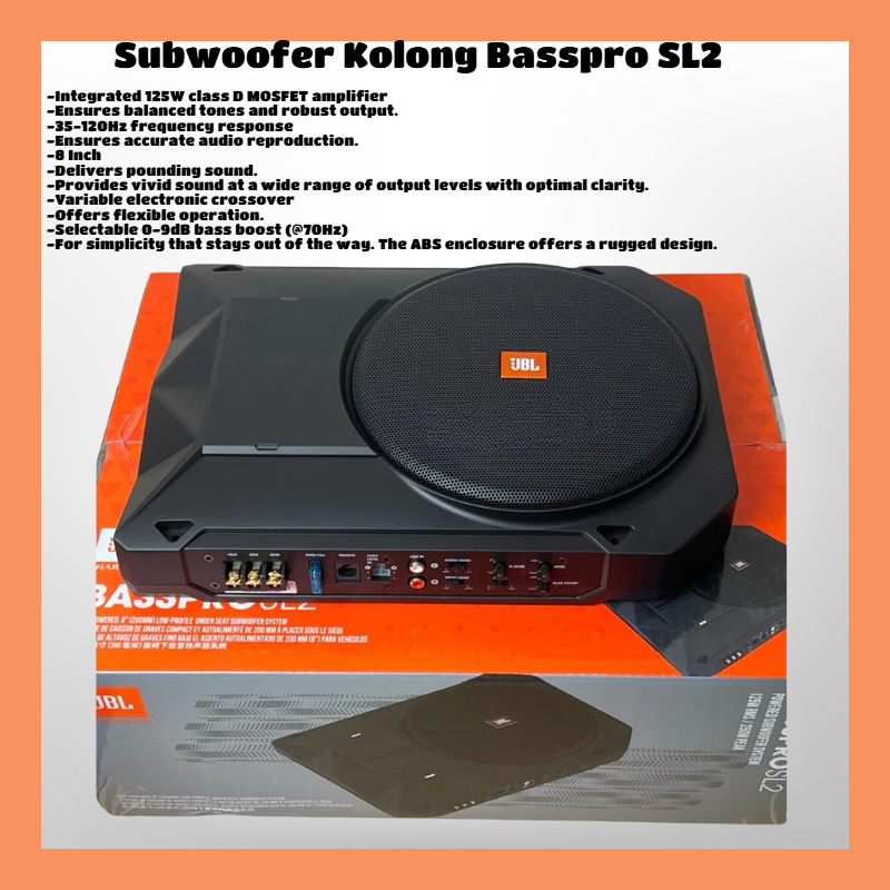 Subwoofer Kolong JBL BASS PRO SL2 JBL Sub Kolong JBL 8 Inch ORIGINAL