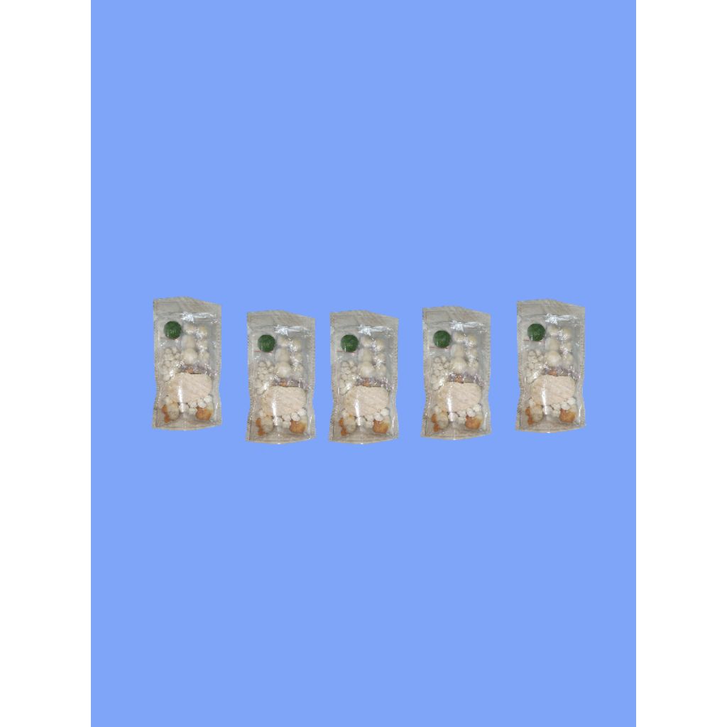 

5 pcs baso Aci instan komplit murah meriah