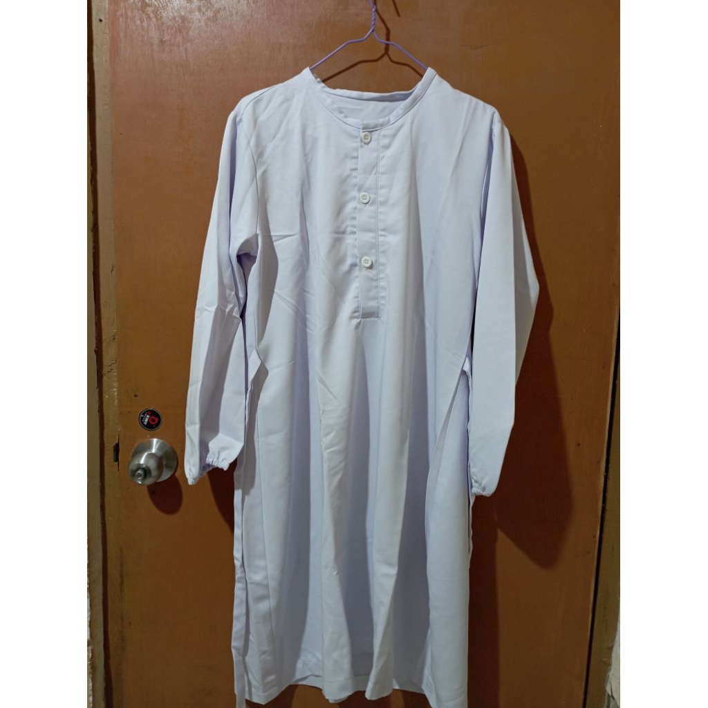 Baju Tunik Putih Polos Formal Wanita | Baju Putih Kantoran