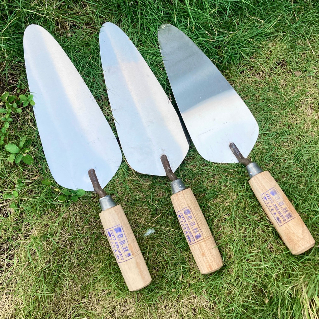 Cetok Stainless Asli Panjang 25cm - Sendok Semen / Acian - Cetok Tukang - Sendok Semen Stainless Asl