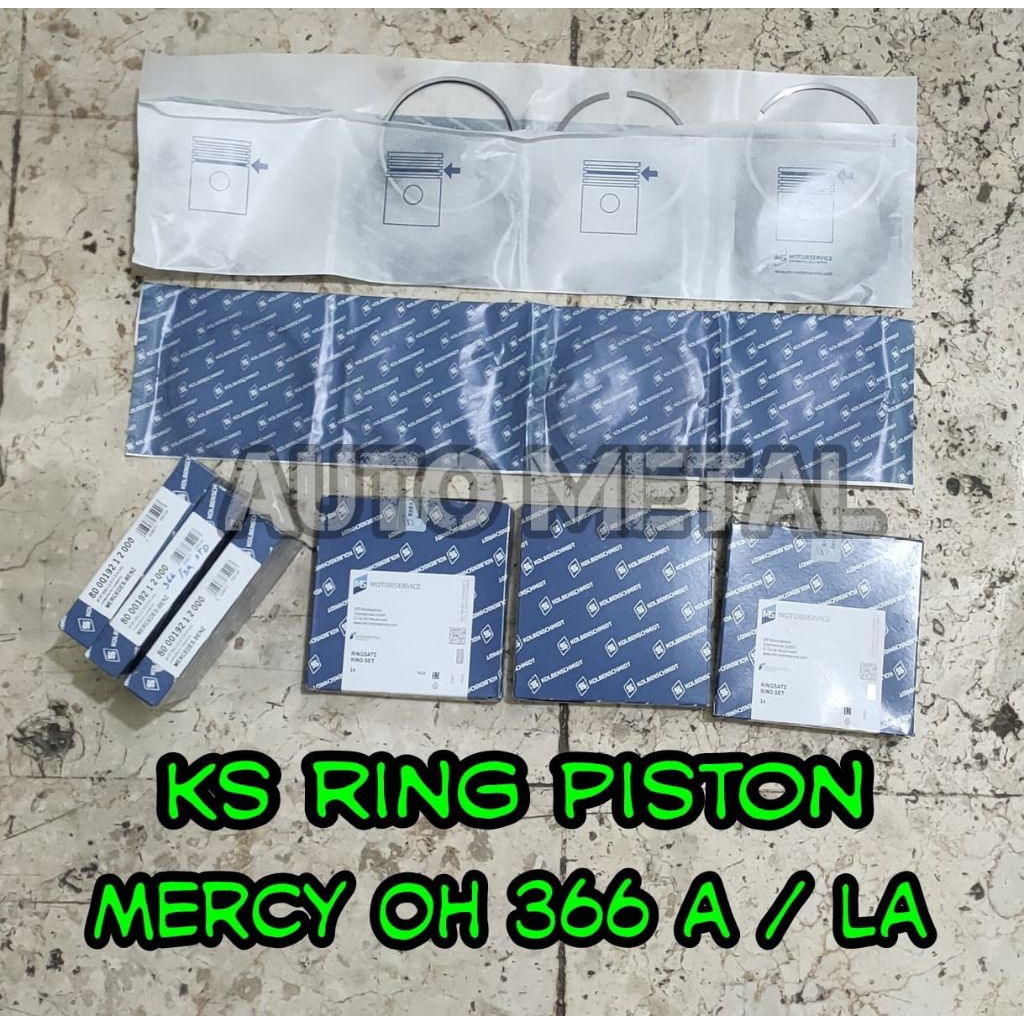 Ring Piston Per Seker Mercy Mercedes OH 366 A 366 LA LA 366A 366LA KS Kolbenschmidt Original Made In