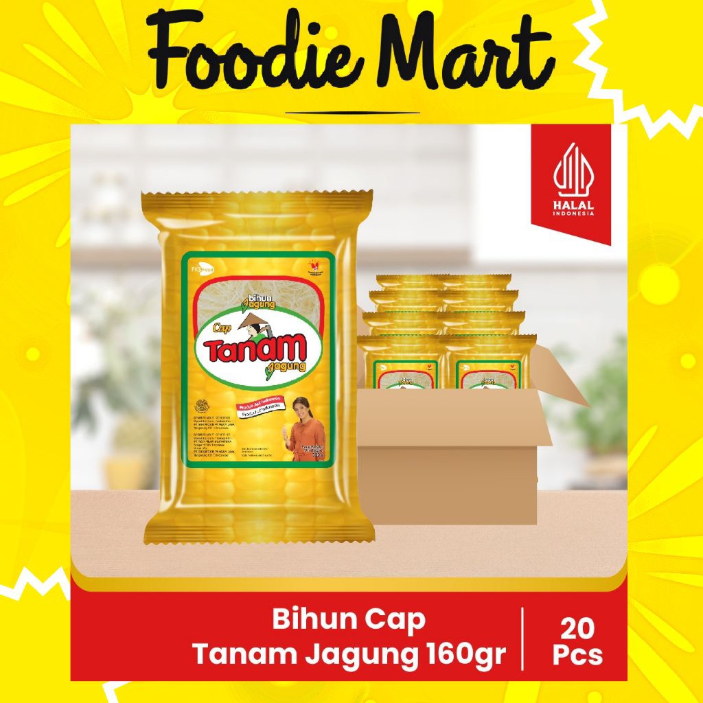 

[FOODIE MART] Bihun Cap Tanam Jagung - 1 Bal - 20 Pcs - 160gr