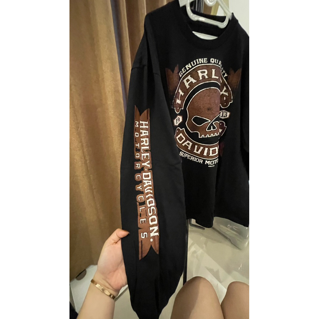 preloved long sleeve harley davidson size XL