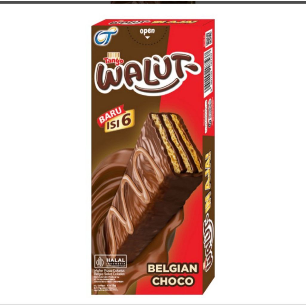 

Tango Walut Wafer Cokelat Belgian Box 90 g