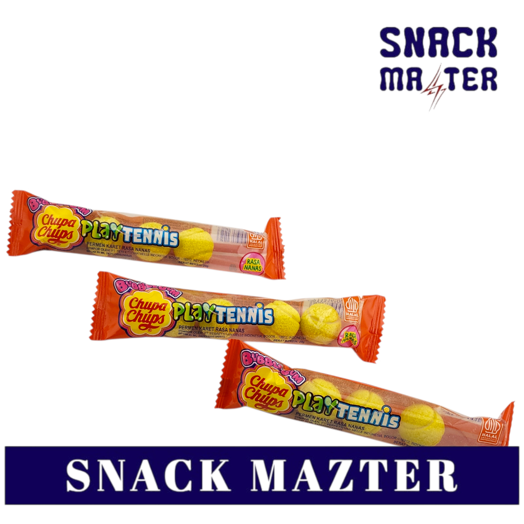 

Chupa Chups Bubblegum Play Tennis - Netto 20gr