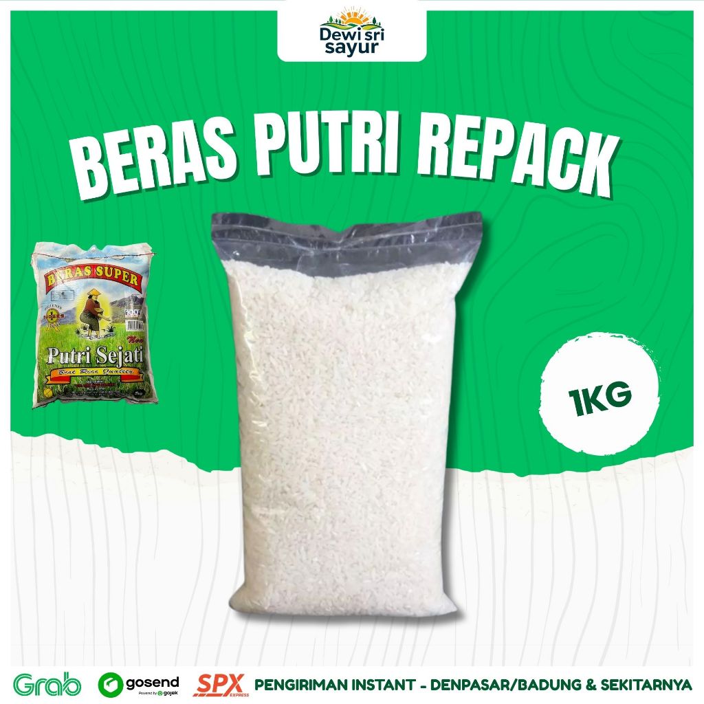 

Beras Putri Repack 1kg – Dewi Sri Sayur