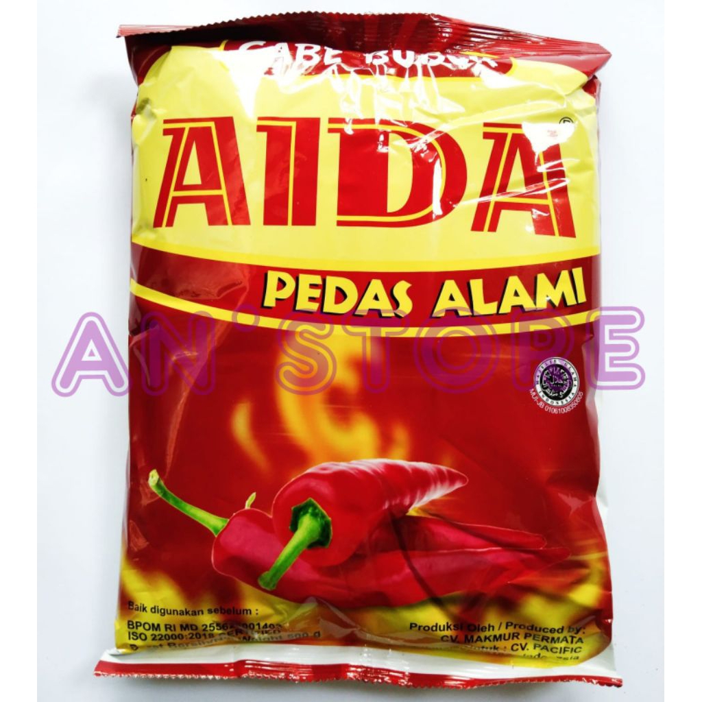 

AIDA Cabe Bubuk Extra Pedas Premium 500g