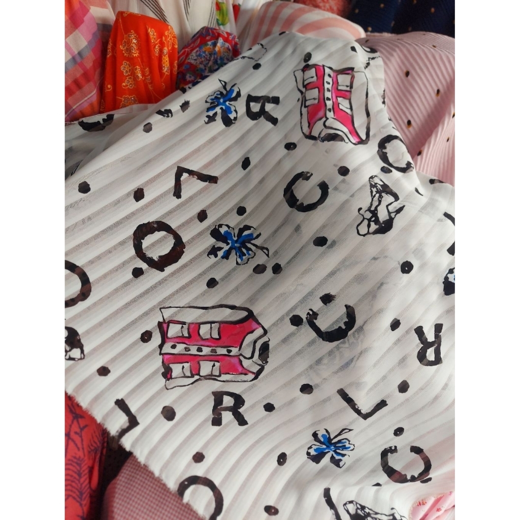 kain sifon premium  - kain sifon sutra  - kain sifon meteran  - kain sifon motif karakter