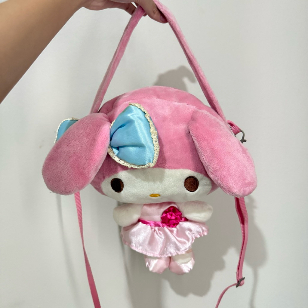 PRELOVED || TAS SELEMPANG MY MELODY (LIGHTLY USED)