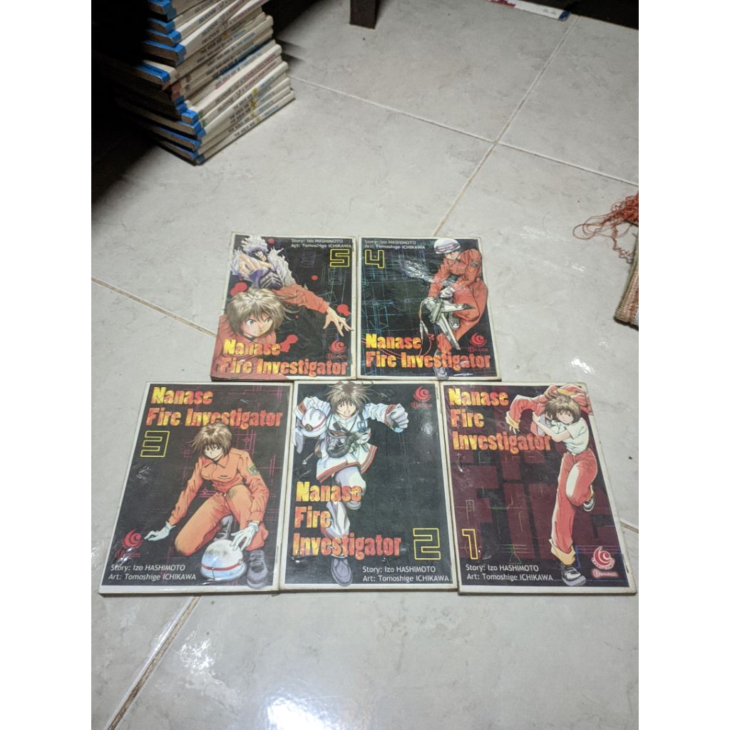 Komik Nanase Fire Investigator Vol 1-5 Original