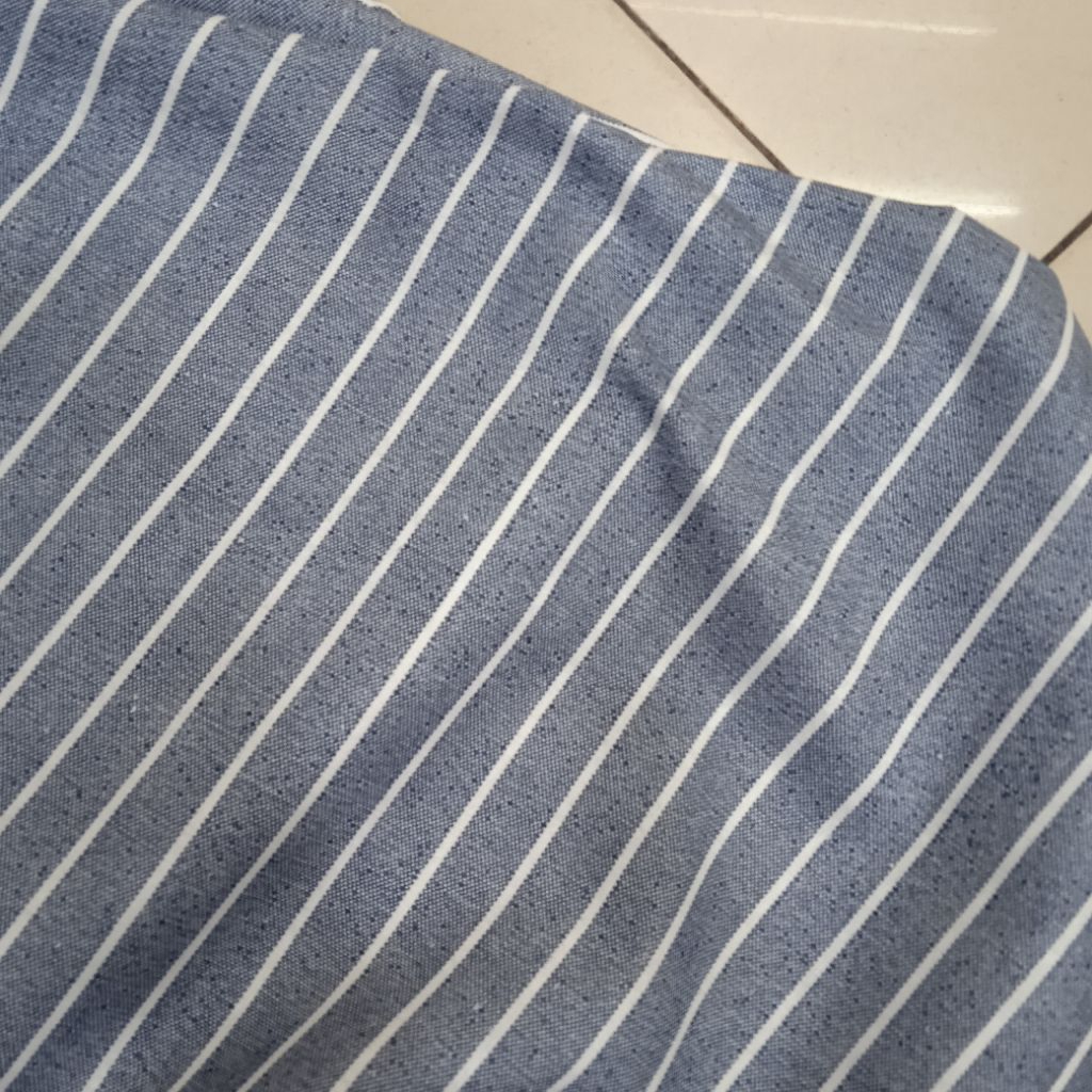 KAIN KATUN TWILL PREMIUM IMPORT MOTIF SALUR