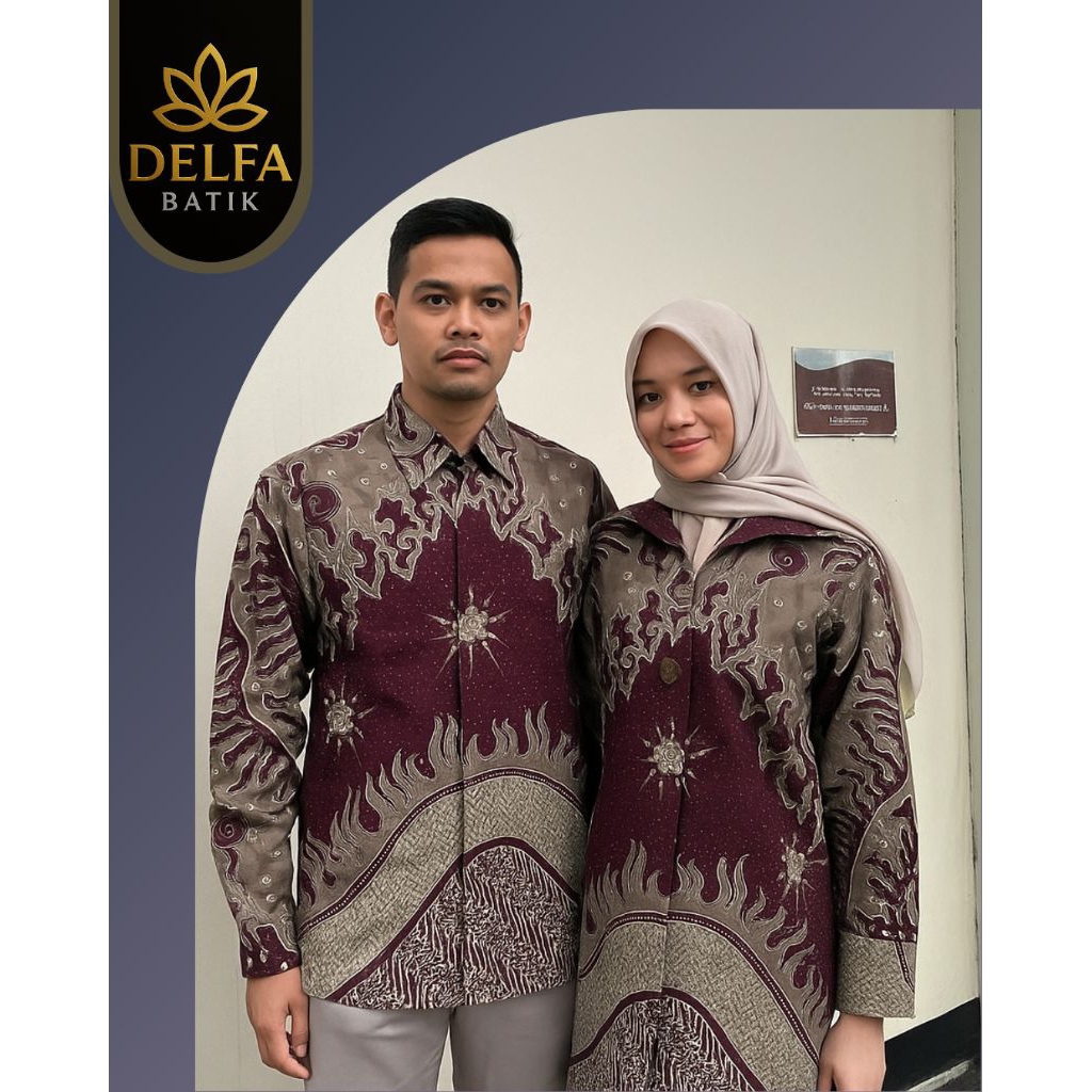 batik couple lengan panjang | batik tunik lengan panjang | batik cewek elgan | batik katun premium