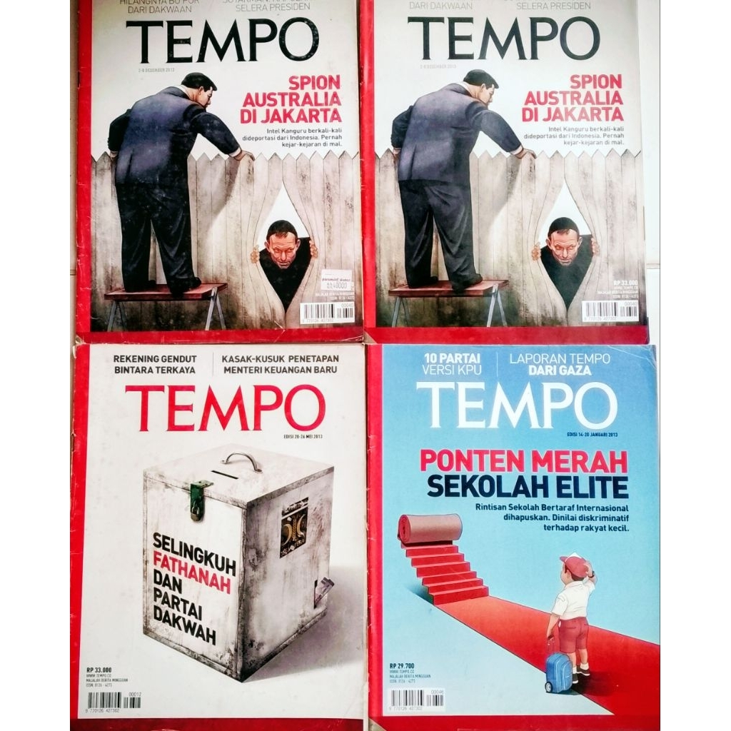 MAJALAH TEMPO TAHUN 2013 MAJALAH BEKAS