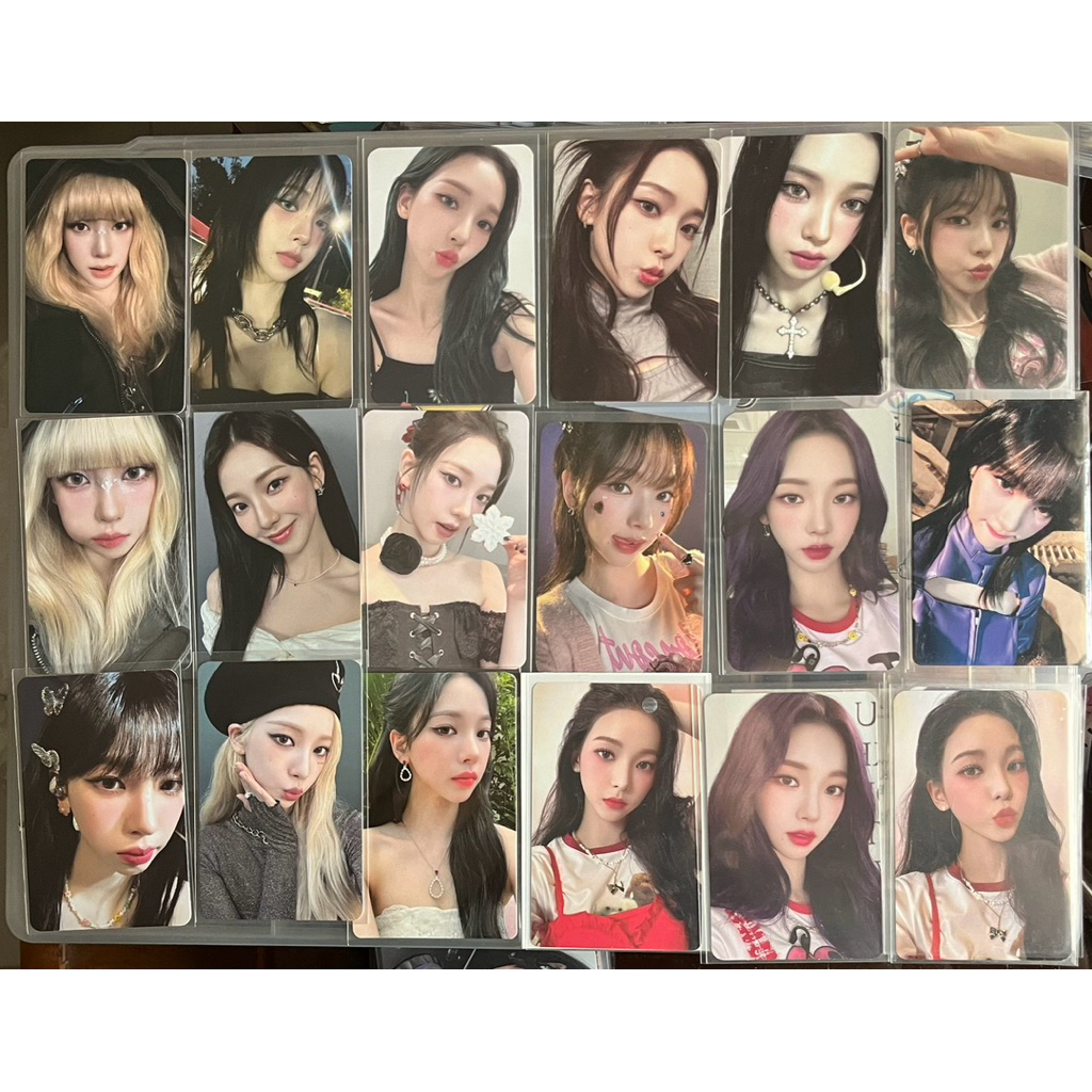 [READY/OFFICIAL] aespa KARINA cimol drama ld qq pob pc photocard sg24 selca girls spicy supernova Ar