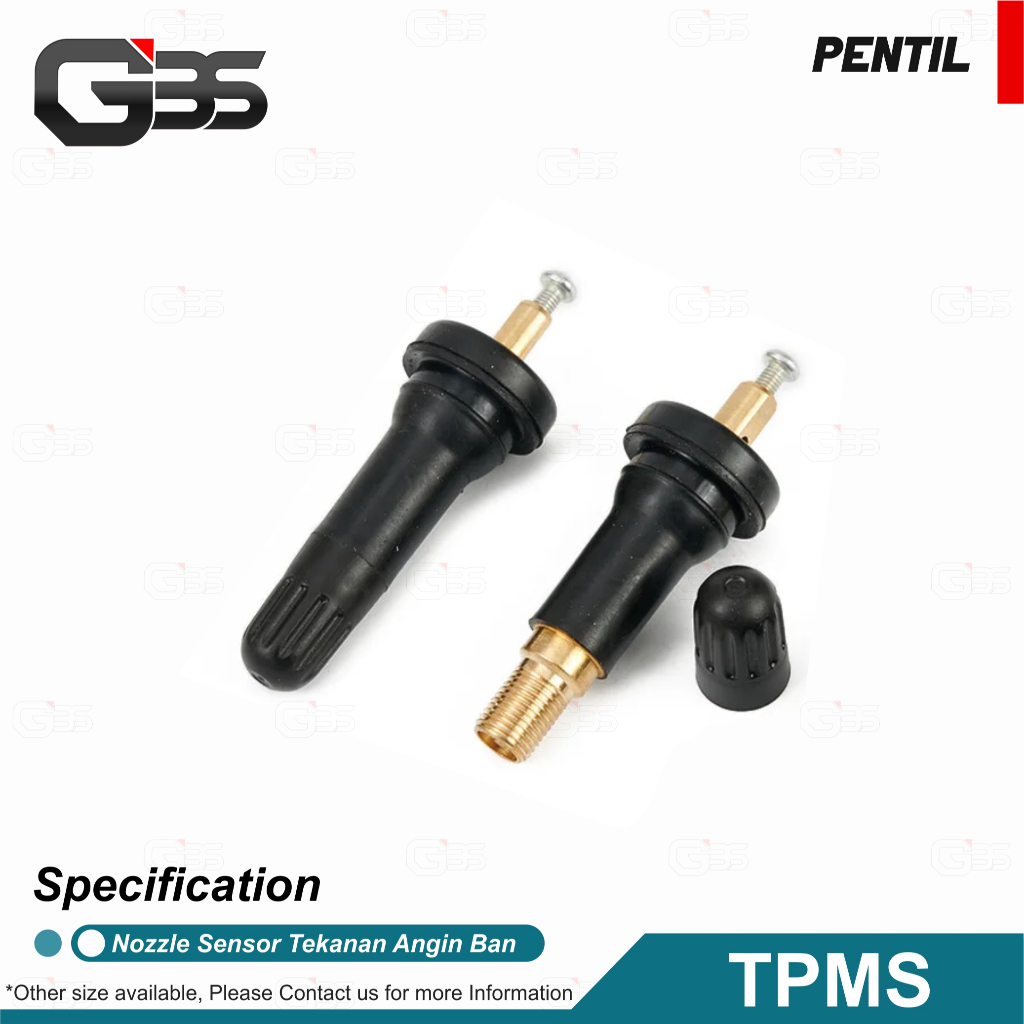 Pentil Karet Sensor TPMS / Tpms Nozzle Sensor Tekanan Angin Ban