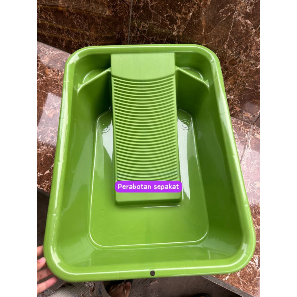 BAK CUCI BAJU SEGI PLASTIK EMBER CUCI
