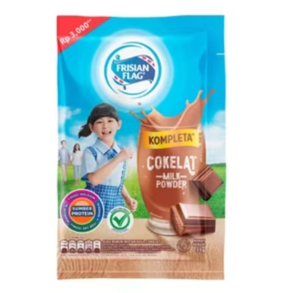 

Susu Bubuk Frisian Flag Komplet Coklat/Vanilla 35g 10 sachet (Renteng)