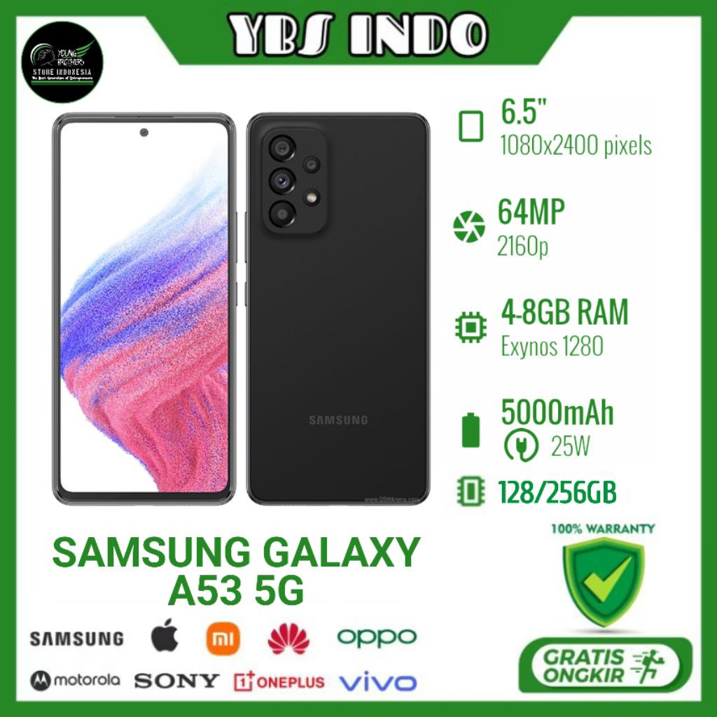 Samsung Galaxy A53 Ram 8/256Gb - Smartphone Bekas Bergaransi