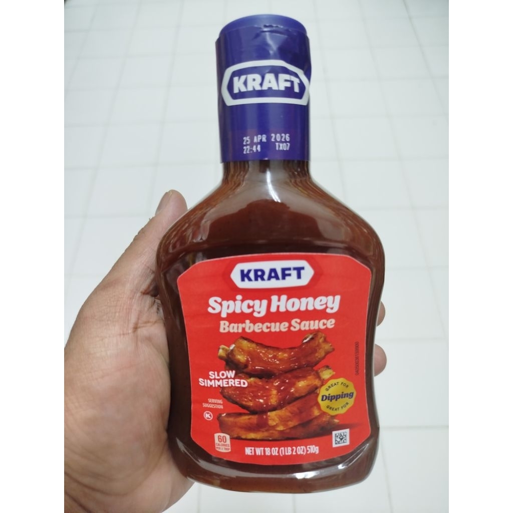 

KRAFT BBQ SAUCE SPICY HONEY 510g/PCS