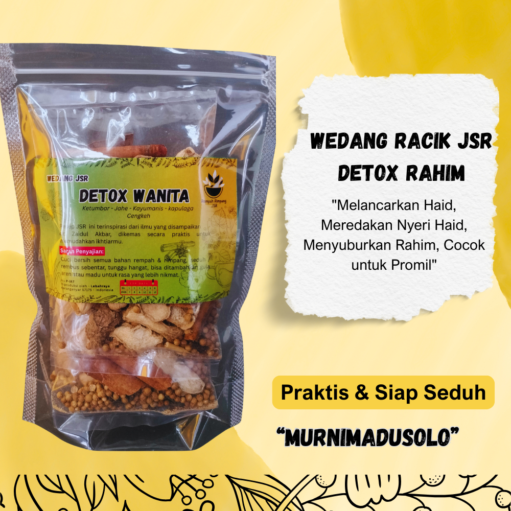

Detox Rahim Ala JSR/ Promil / Detok JSR/ Paket JSR Detox Rahim